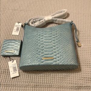 Brahmin Kate and Jade Limeade All Over Snake